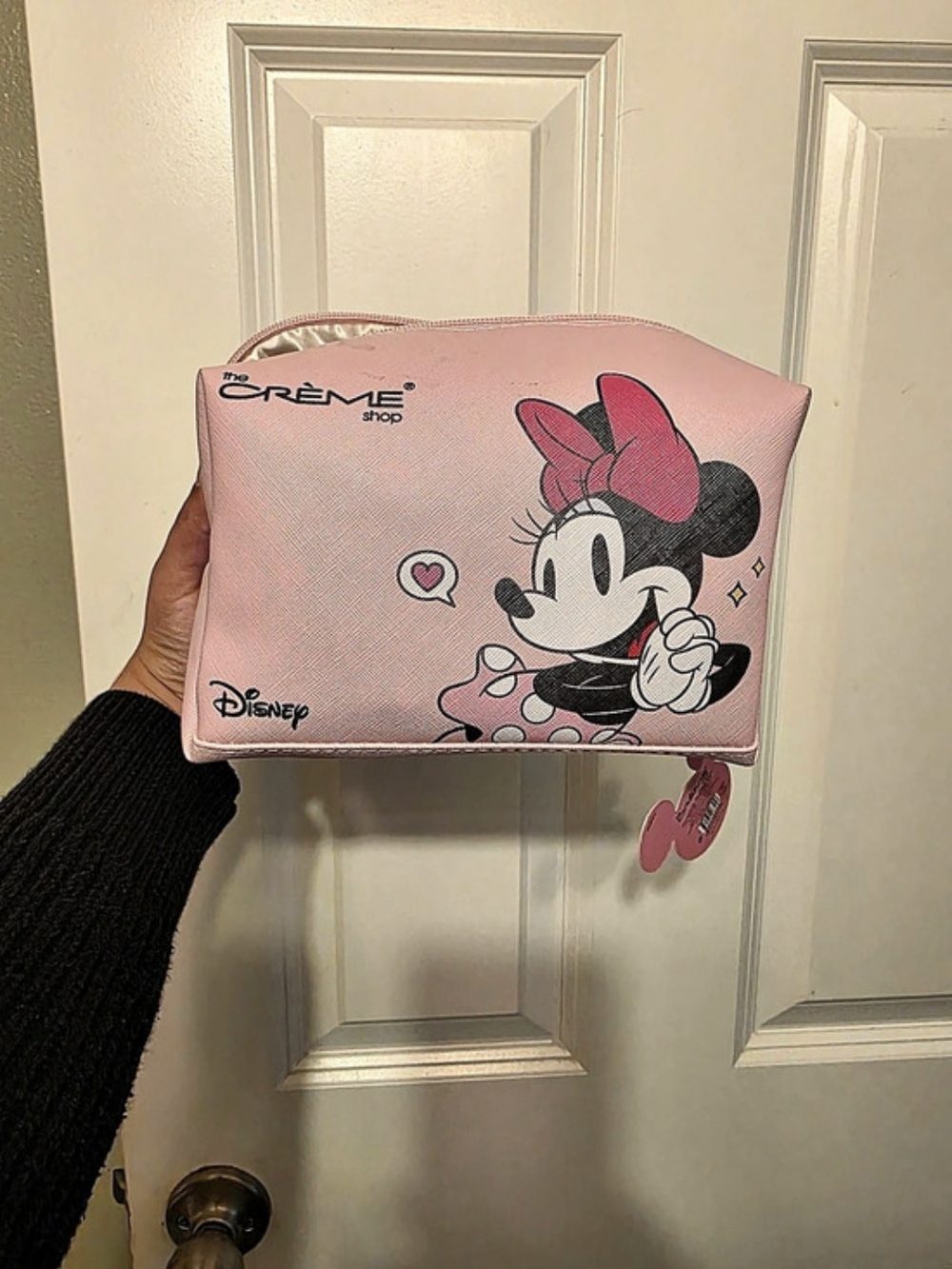 The Crème Shop x Disney Mickey Minnie Mouse Pink Makeup Bag